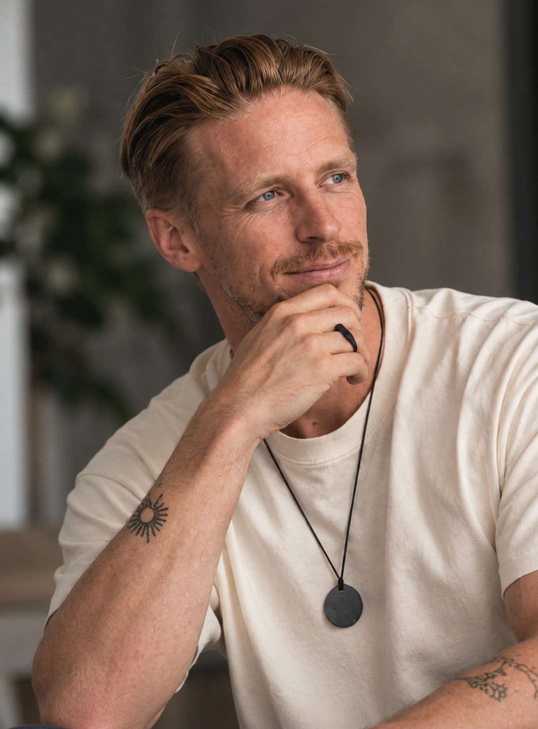 Emil Nylander in a moment of quiet reflection